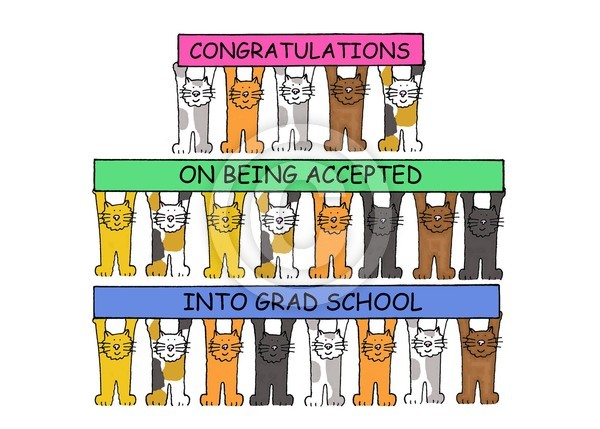 Getting a place at grad school.