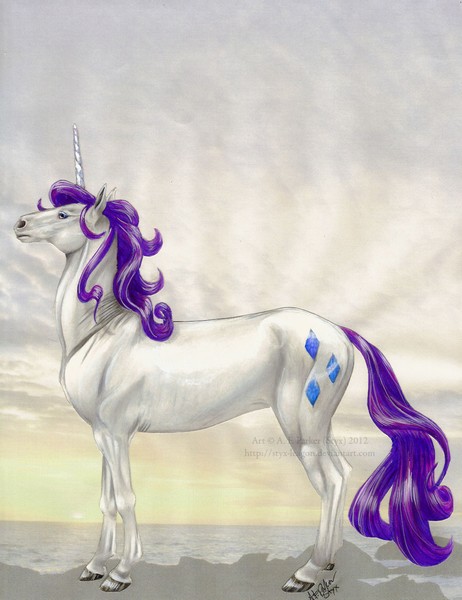 FiM Rarity - Realistic Style