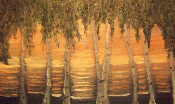 Birches in the Sun