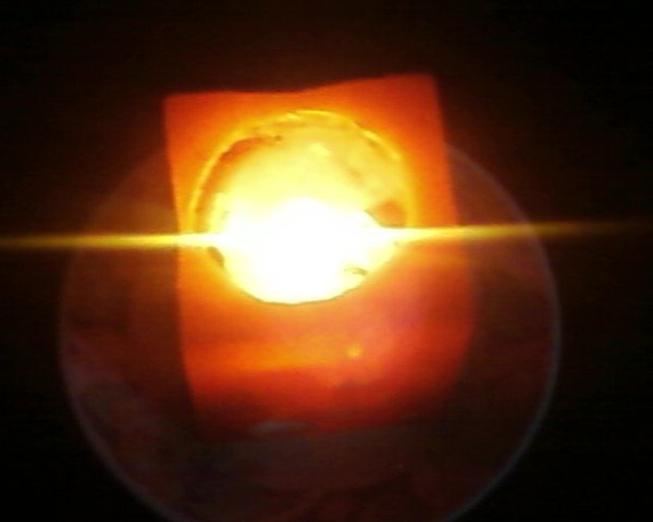 Light in candle