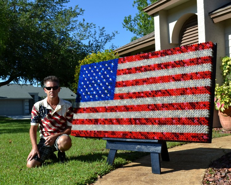 SHOTGUN SHELLS AMERICAN FLAG (2013) SOLD