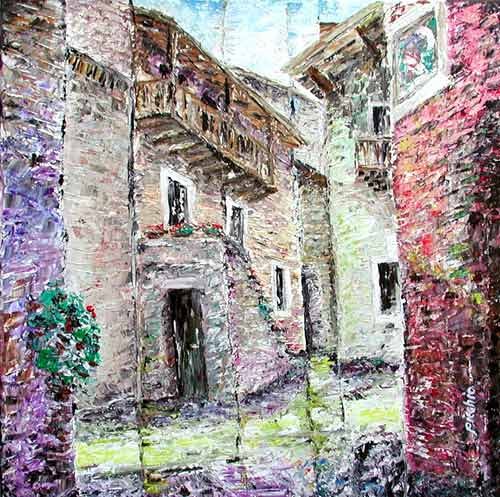 Arcegno piazza centrale (main square)