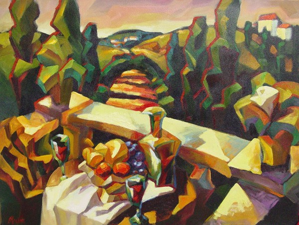 Lunch in Tuscany