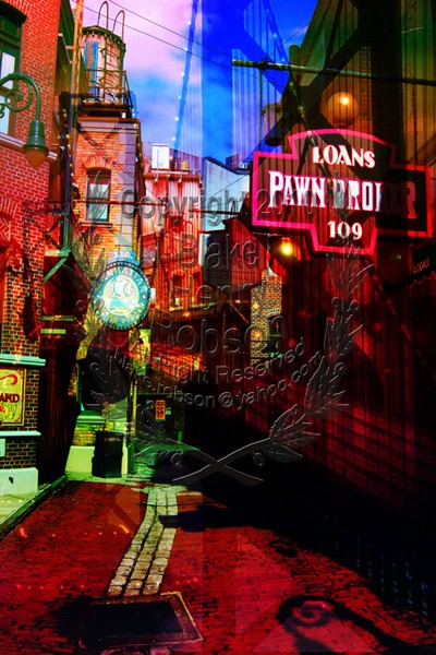 Back alley bridge Universal Studios FL