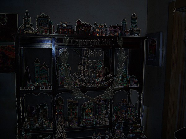 Department 56 Christmas Village Digital Art