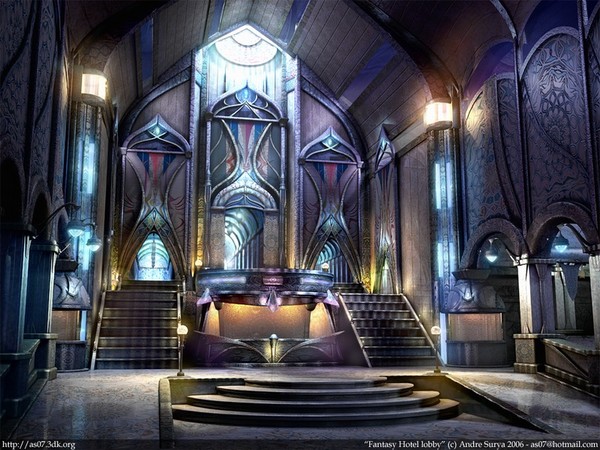 Fantasy Hotel lobby
