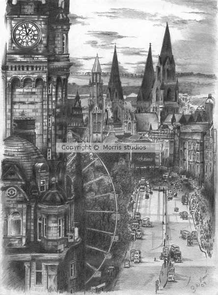 Princess street,Edinburgh.