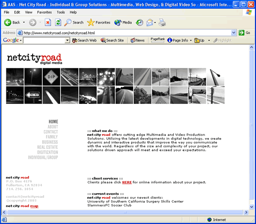 netcityroad homepage