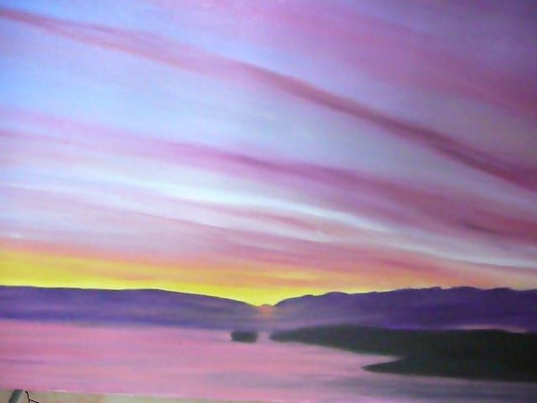 SKOMMER ISLAND SUNSET, PENBROKESHIRE