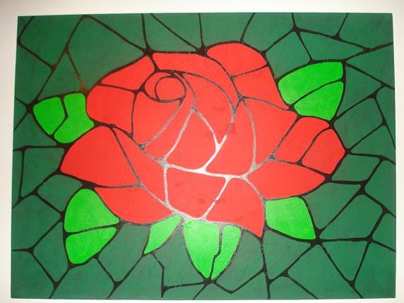 A Rose in a Mexican Restaurant