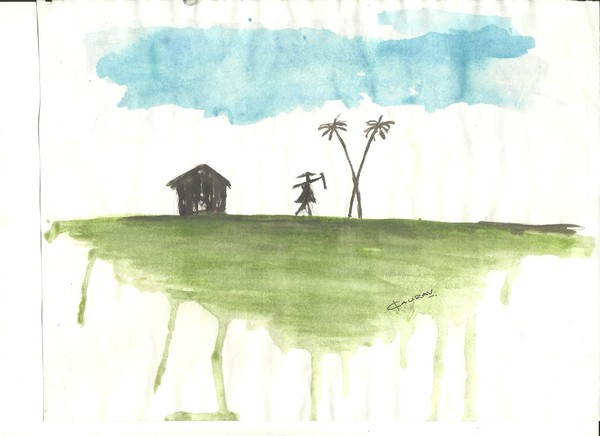 alone person