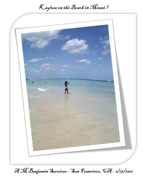 Kaylese on Miami Beach 