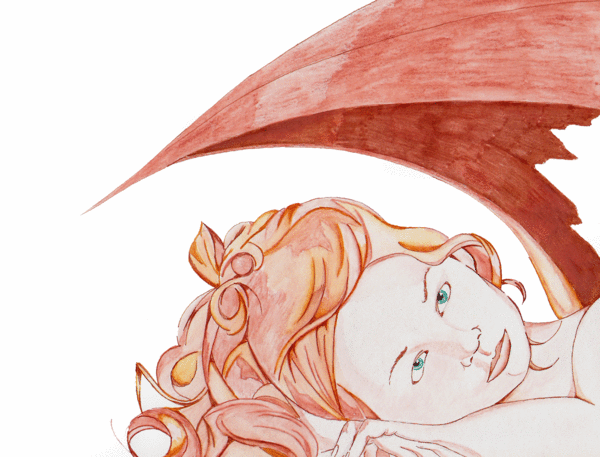 The Little Faerie (sepia)