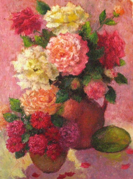 Still life with roses