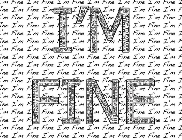 I'm Fine Typography