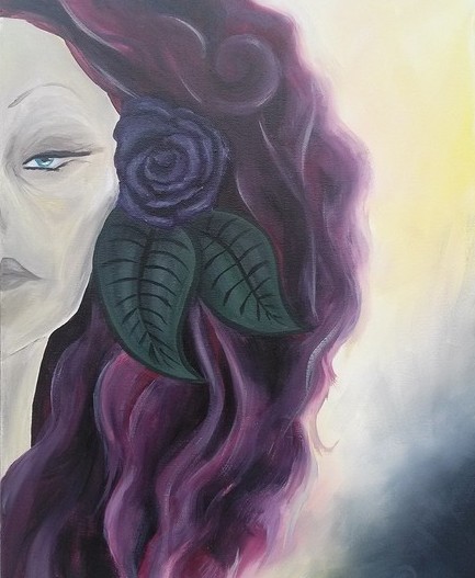 Lady With a Rose 