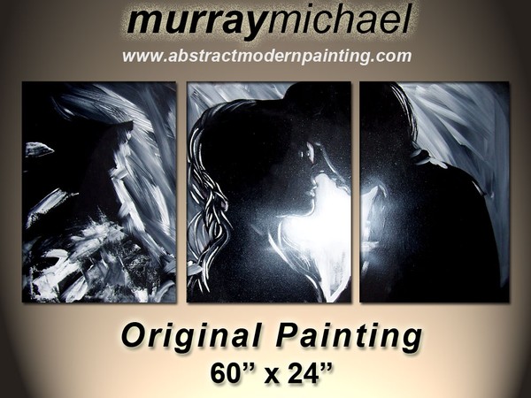 abstract painting kisstheangel
