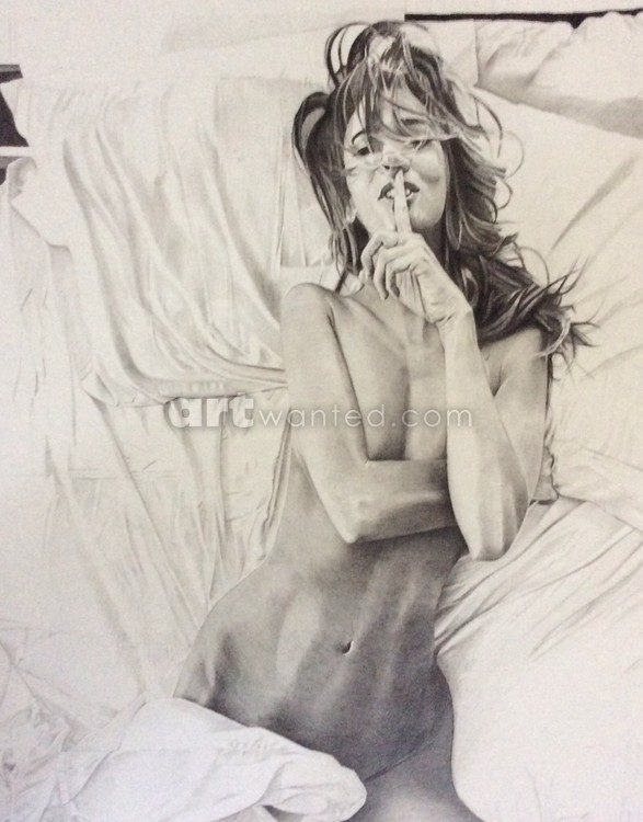 Woman in bed