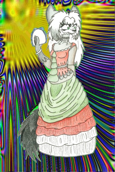 Now it's Cyla in a dress
