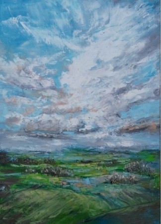 original skyscape painting