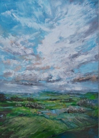 original skyscape painting