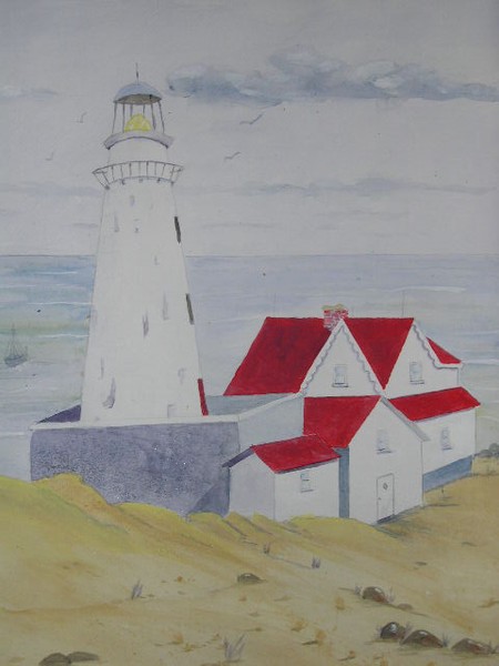Red Roofs at the Light