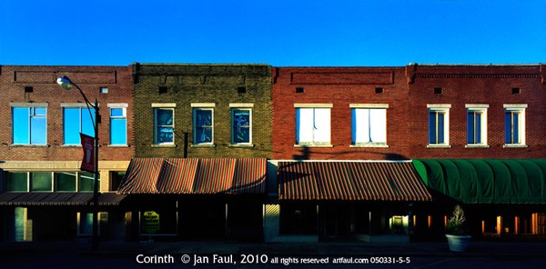 Awnings on Main Street, Corinth