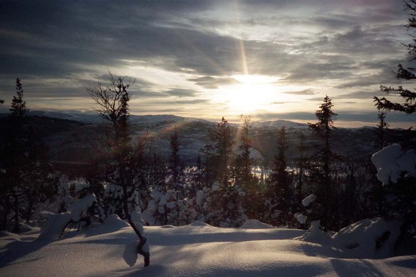 Winter morning in January 1997