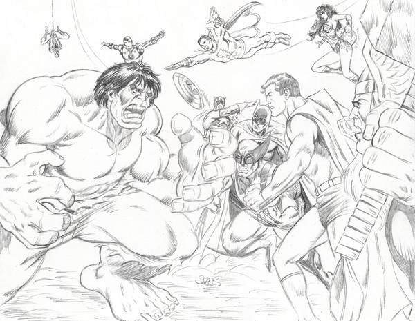 HULK vs EVERYONE! by Mark Spears