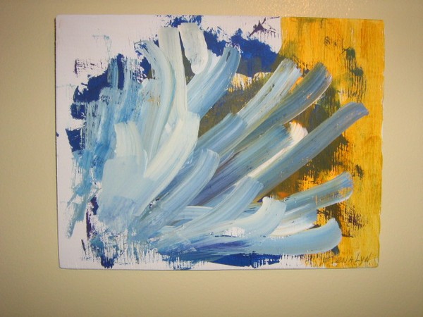 painted by 2 year old daughter