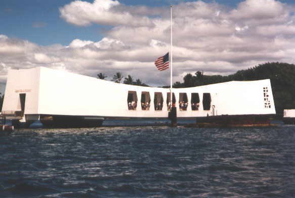 USS Arizona at Pearl Harbor