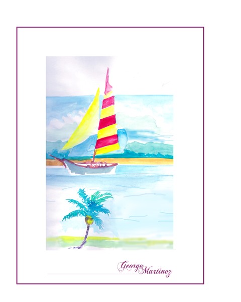 sailing on the mediterranean sea