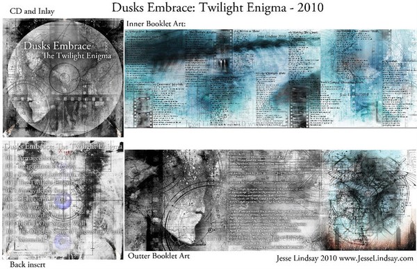 Dusks Embrace album art by Jesse Lindsay 2012
