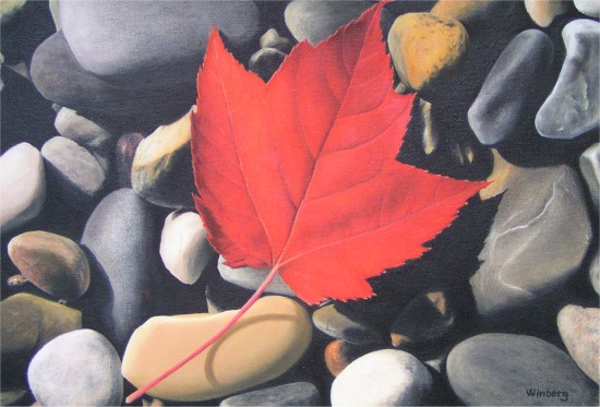 The red leaf