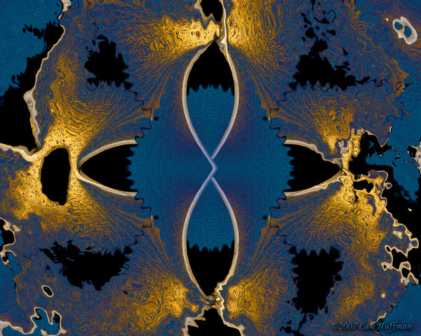 Figure 8 in Gold and Blue