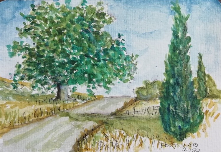 Watercolor sketch
