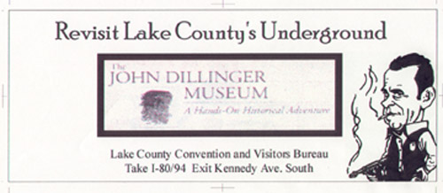 Dillinger Museum Billboard