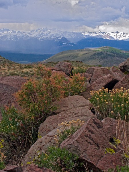 Rainy Day Over the Sierra 1