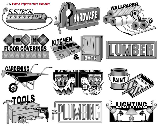 Home Improvement Headers