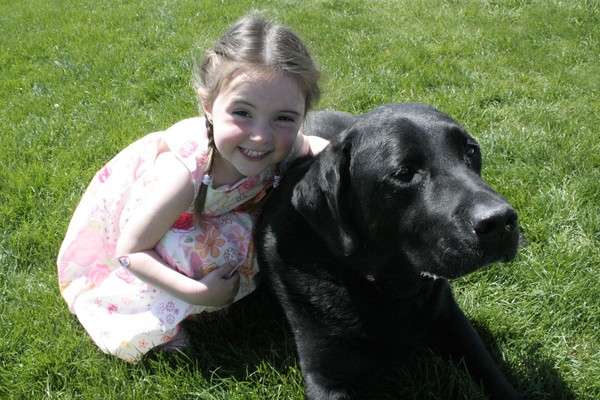 She loves her dog