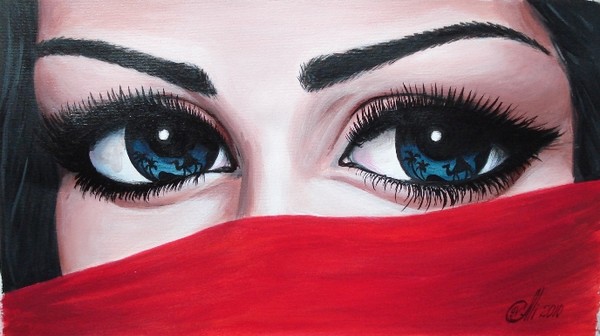 Eyes of Arabian Woman