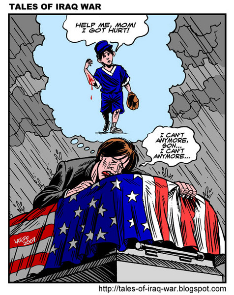 Mothers don't like wars...except Barbara Bush!
