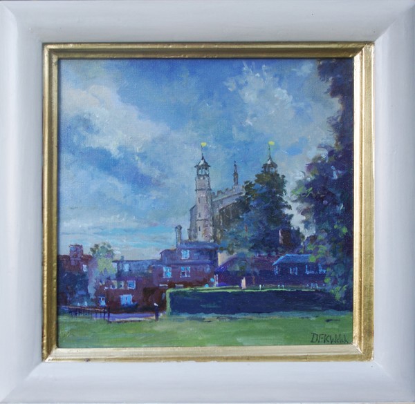 Eton Chapel, stormy sky