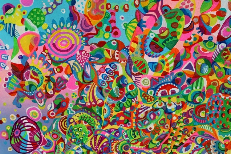 high quality colorful abstract for printed versions