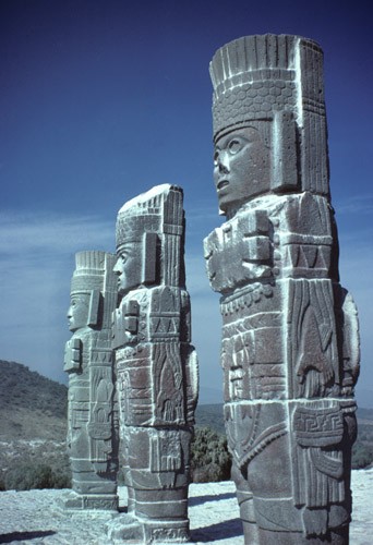 Fourteen foot Toltec Monoliths, Tula