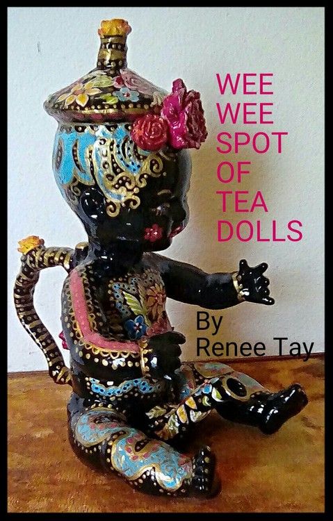 Black Russian Wee Wee Spot of Tea Teapot