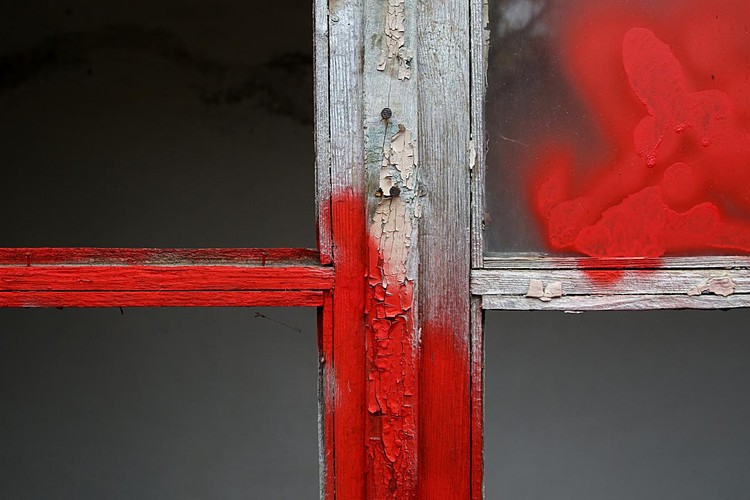 flag in closeup