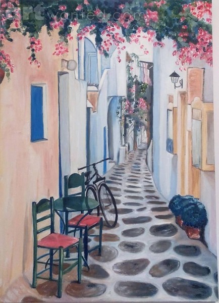 Summer Day in Santorini