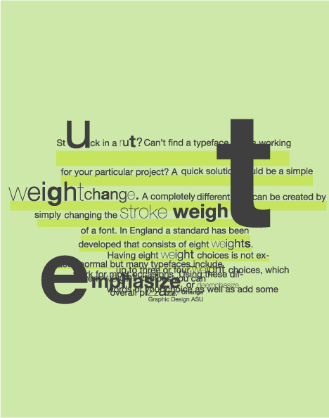 green type poster