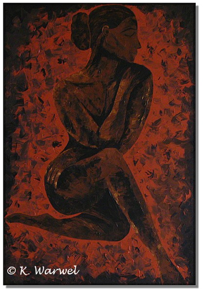 Alana - 100x70cm , nude